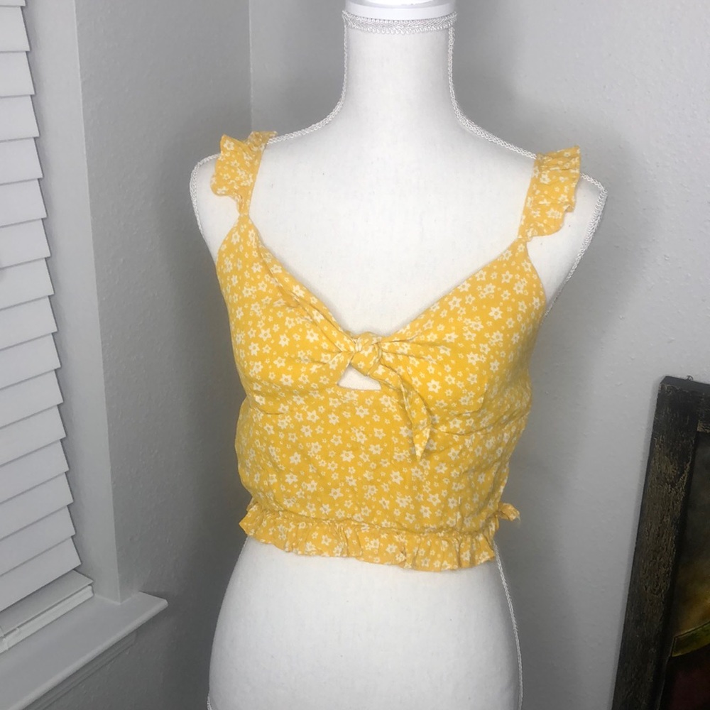 Floral crop top